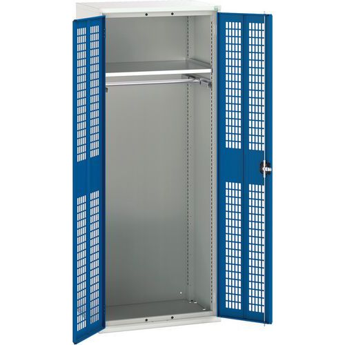 Bott Verso Ventilated PPE Cupboard With 1 Shelf HxW 2000x800mm Bott Verso Ventilated PPE Cupboard With 1 Shelf HxW 2000x800mm