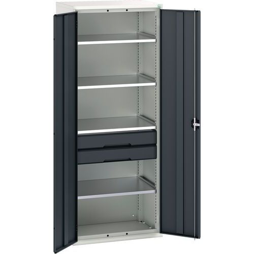 Bott Verso Multi Drawer/Shelves Kitted Metal Cabinet HxW 2000x800mm