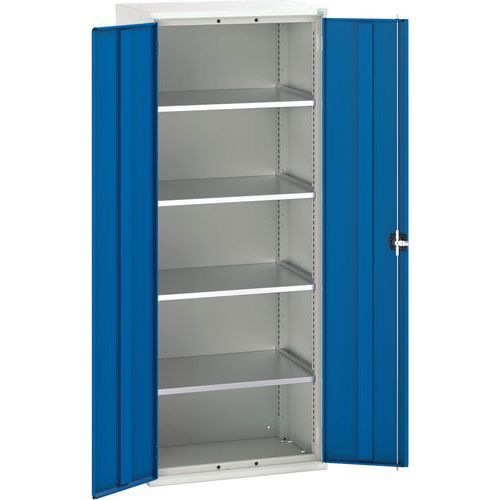 Bott Verso Metal Storage Cupboard 4 Shelves - 2000x800mm Bott Verso Metal Storage Cupboard 4 Shelves - 2000x800mm