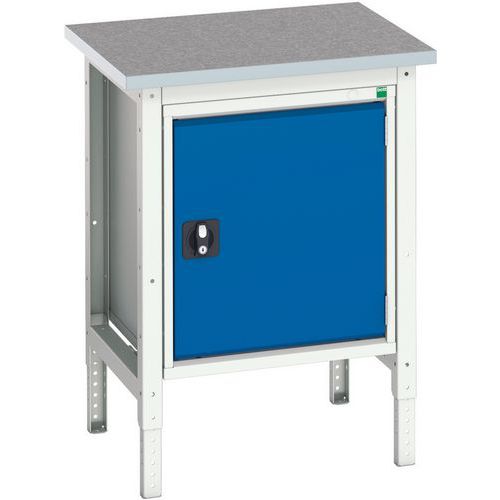 Bott Verso Adjustable Workbench & Cabinet HxWxD 780-930x700x600mm