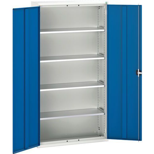 Bott Verso Metal Storage Cupboard 4 Shelves - 2000x1050mm
