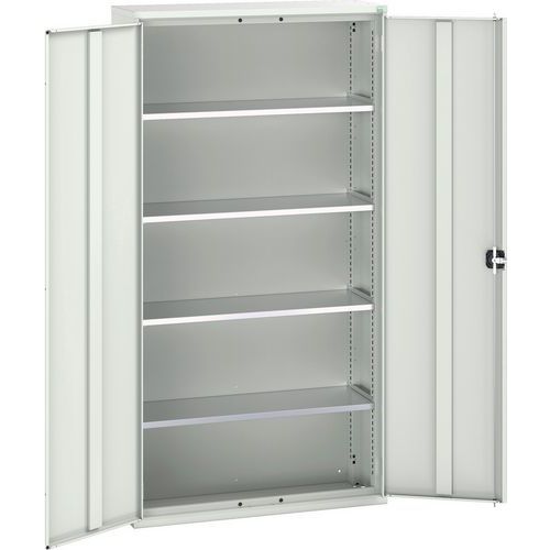 Bott Verso 4 Shelf Metal Storage Cupboard HxW 2000x1050mm - Spacious