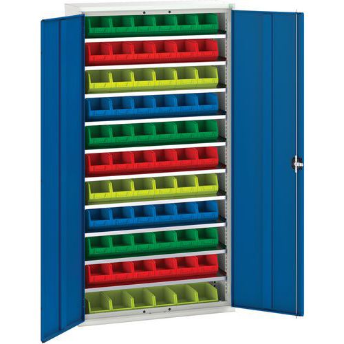 Bott Verso Workshop Storage Cabinet With 66 Bins HxW 2000x1050mm