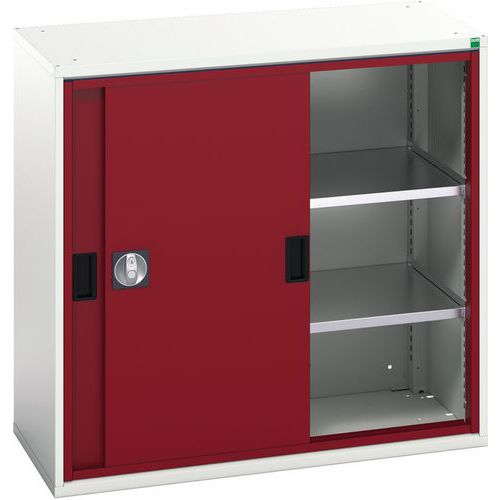 Bott Verso Sliding Door Metal Storage Cupboard WxD 1050x550mm