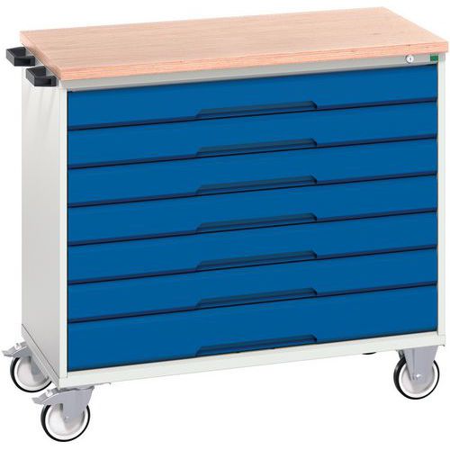 Bott Verso Multi Drawer Mobile Tool Storage Cabinet 980x1050x600mm