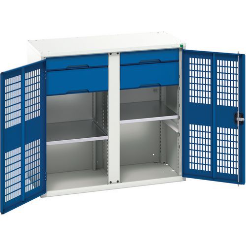 Bott Verso Shelf/Drawer Ventilated PPE Metal Cabinet HxW 1000x1050mm