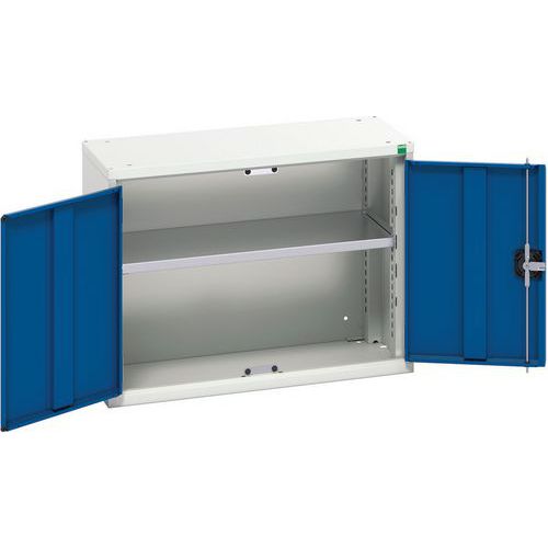 Bott Verso 1 Shelf Wall Mounted Metal Cabinet HxW 600x800mm - Secure