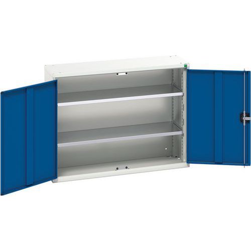 Bott Verso 2 Shelf Metal Storage Cupboard WxD 1050x350mm