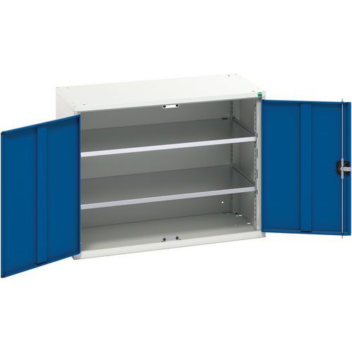 Bott Verso 2 Shelf Metal Storage Cupboard WxD 1050x550mm - Spacious