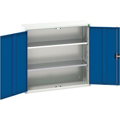 Bott Verso Metal Storage Cupboard 2 Shelves - 1000x1050mm