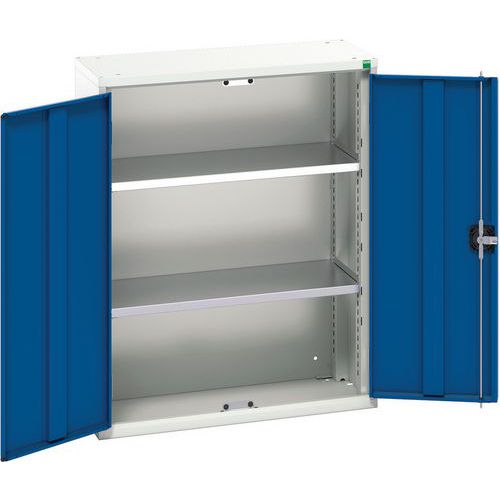 Bott Verso Metal Storage Cupboard 2 Shelves - 1000x800mm