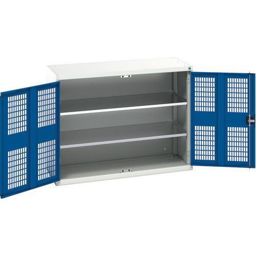 Bott Verso Ventilated Door Shelf Cupboard 1300x550mm, Max. load per shelf: 75 kg, O/A height: 1000 mm