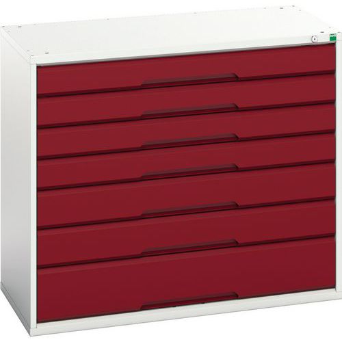 Bott Verso Multi Drawer Cabinets For Tool Storage HxWxD 900x800x550mm