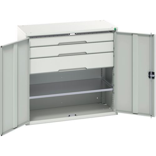 Bott Verso Multi Drawer/Shelves Kitted Metal Cabinet HxW 1000x1050mm