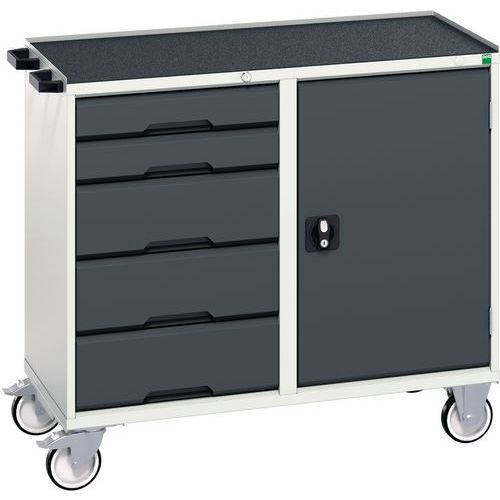 Bott Verso Mobile Workbench with Cupboard & 5 Drawers Storage