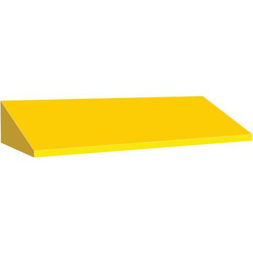 Yellow COSHH Cabinet Sloping Top Accessory - Elite
