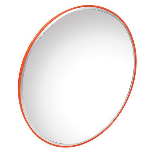 Round Safety Mirror - Convex - Outdoor/Indoor Traffic - Manutan Expert