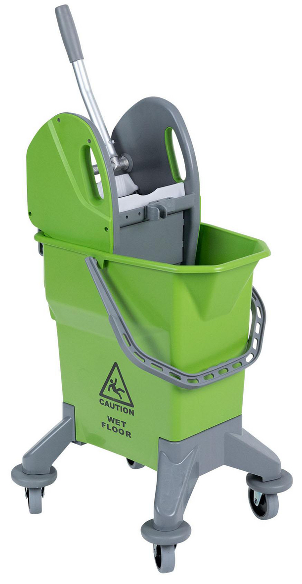 Mobile Mop Bucket with Wringer & Spout - Rapid Racking