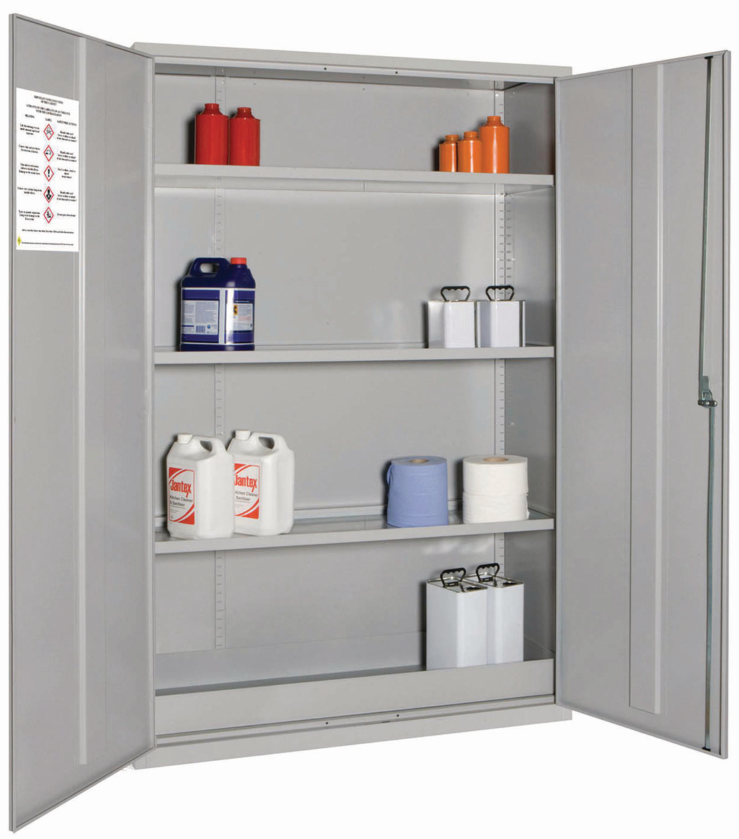 Hazardous chemical storage cabinet - Rapid Racking