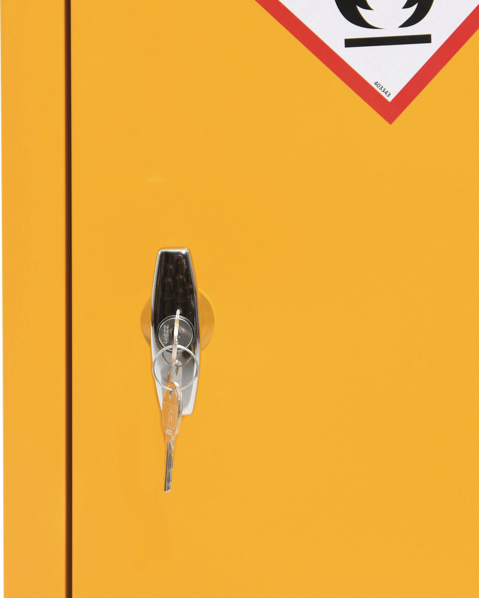 Flammable coshh 700x355mm hazardous storage.
