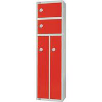 Red Elite Guard 2 Person Lockers