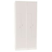Metal locker - 2 to 6 compartments, width 200 mm - On base - Manutan Expert