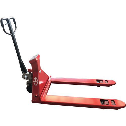 Power Scale Racking Hand Pallet Truck - Electronic Weighing Scales - 2000kg Capacity - EP ...