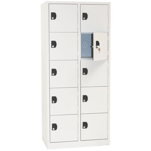 Metal Storage Lockers 1-3 Nestable Columns - Rapid Racking