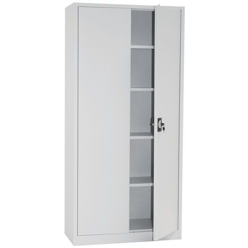 Metal office cabinets black/grey 1800mm High