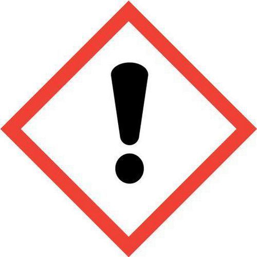 Harmful/Irritant label is supplied on all Coshh cabinets Harmful/Irritant label is supplied on all Coshh cabinets