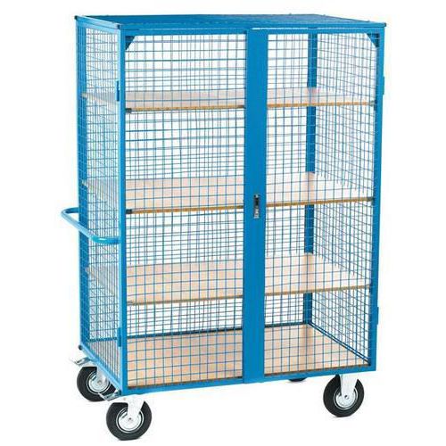 Truck with additional shelves Truck with additional shelves