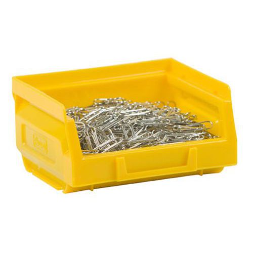 Manutan yellow picking storage bin 0.4L. Manutan yellow picking storage bin 0.4L.