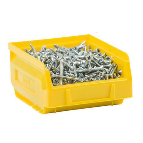 Manutan yellow picking storage bin 0.7L. Manutan yellow picking storage bin 0.7L.
