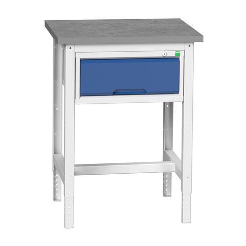 Bott Verso Adjustable Workbench With Drawers HxWxD 780-930x700x600mm Bott Verso Adjustable Workbench With Drawers HxWxD 780-930x700x600mm
