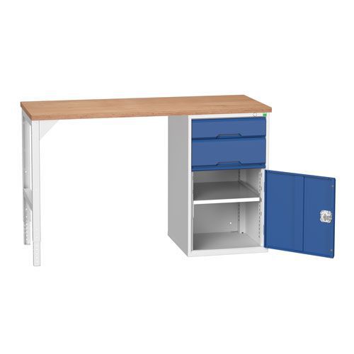 Bott Verso Industrial Workbench With 2 Drawers HxWxD 930x1500x600mm Bott Verso Industrial Workbench With 2 Drawers HxWxD 930x1500x600mm