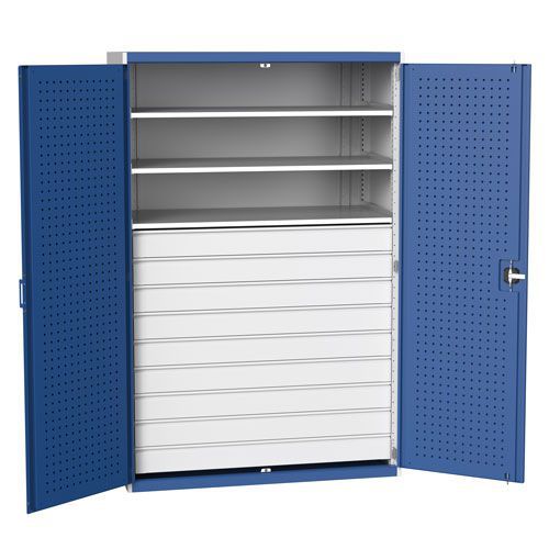 Bott Cubio Metal Multi Drawer Shelf Tool Storage Cupboard Hxw 2000x1300mm