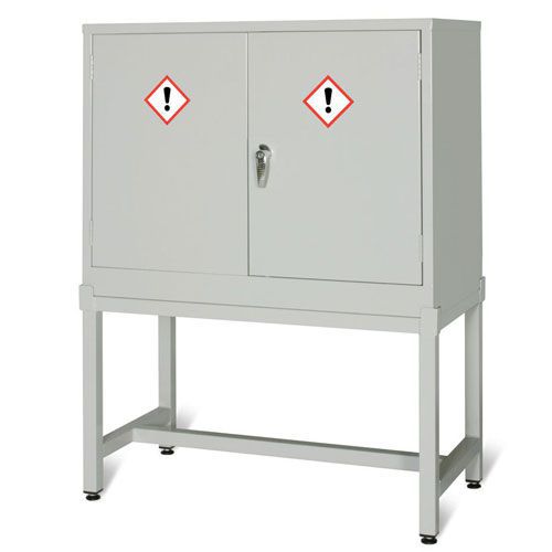 Grey Cabinet Shown on Stand Grey Cabinet Shown on Stand