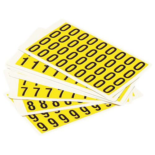 Self-Adhesive Number Labels - Rapid Racking