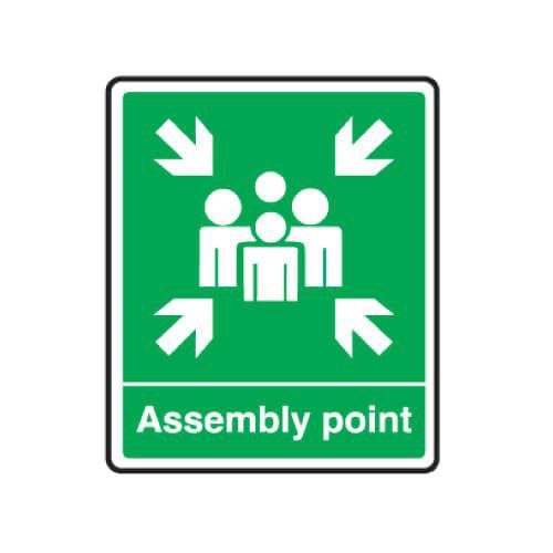 Assembly Point Sign Rapid Racking