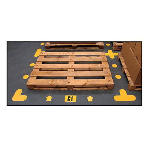 Driving Racking Markers Warehouse Floor Signal Markers - Rapid Racking