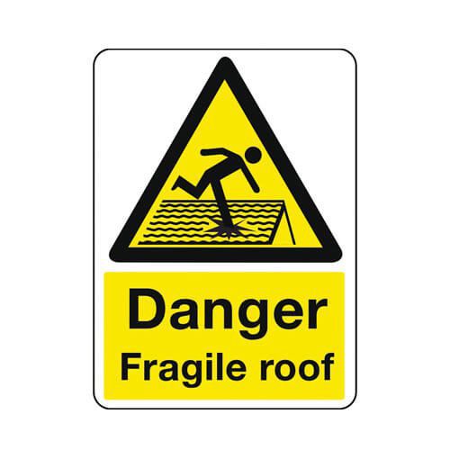 Danger Fragile Roof Sign - Rapid Racking