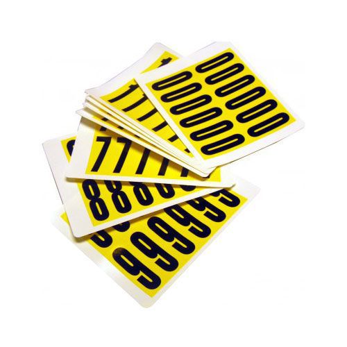 Self Adhesive Individual Numbers 56x21mm - Rapid Racking