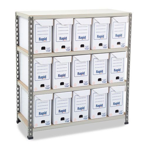 Storage Bay & 15 Flip Top Storage Boxes Rapid Racking