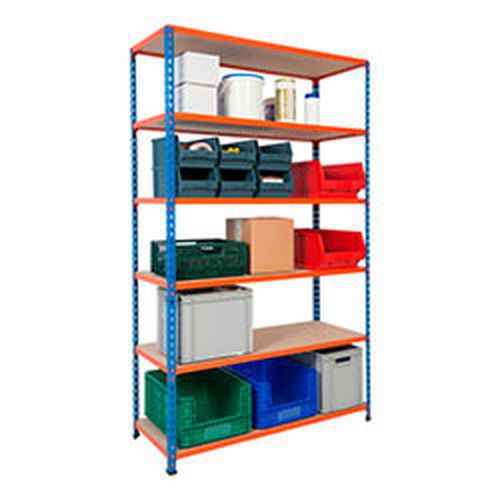 Rapid 2 Shelving (1980h x 1220w) - 6 Chipboard Shelves Rapid 2 Shelving (1980h x 1220w) - 6 Chipboard Shelves