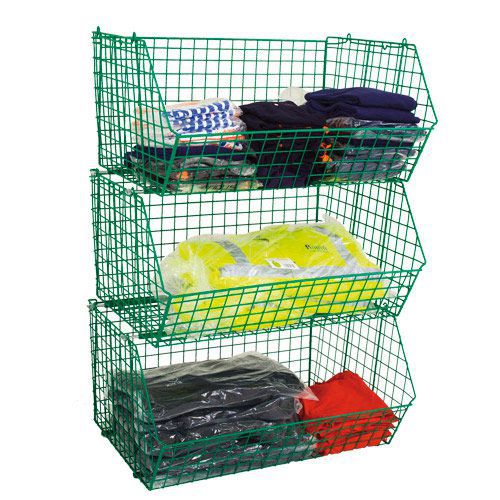 Wire Storage Display Baskets (120kg Capacity)