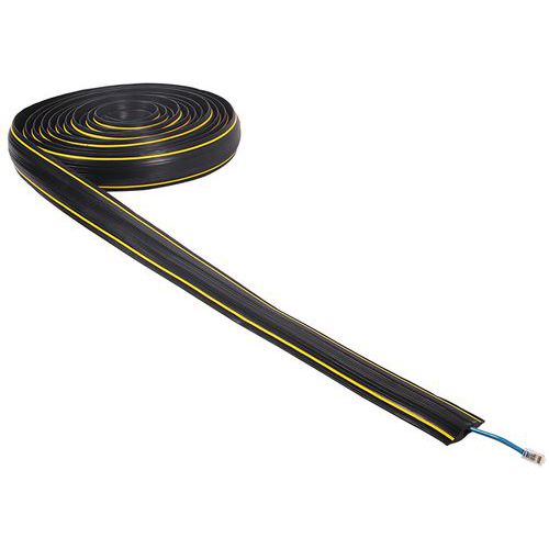 Outdoor Cable Cover Strip Black & Yellow Stripes