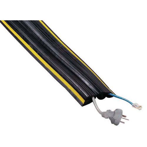 Outdoor Cable Cover Strip Black & Yellow Stripes