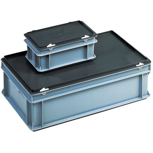 Hinged Lids For Grey Stacking Containers - Rapid Racking