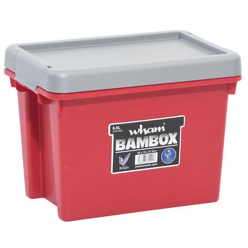 WHAM BAM HEAVY DUTY PLASTIC STORAGE BOX BOXES WITH LIDS RECYCLED UPCYCLED