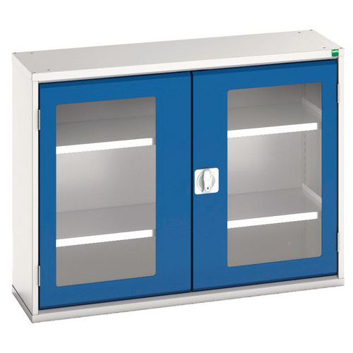 Bott Verso Vision Door Metal Storage Cupboard WxD 1050x350mm Bott Verso Vision Door Metal Storage Cupboard WxD 1050x350mm